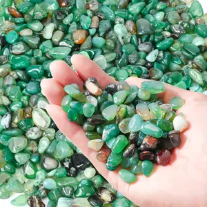 Green Pebbles, Polished River Rocks 3 LB - 18 LB, Garden Decorative Rock, Small Gravel Stones for Indoor Outdoor Plants, Succulents, Aquarium, Landscaping, Vases, Fish Tank, Terrarium