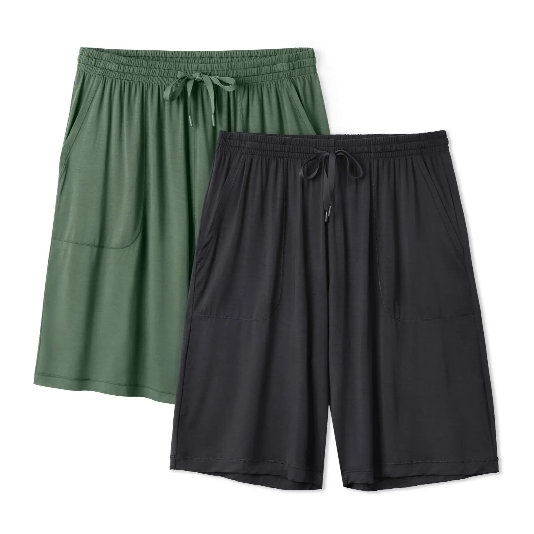 Black/Olive Green - Two Side Pockets