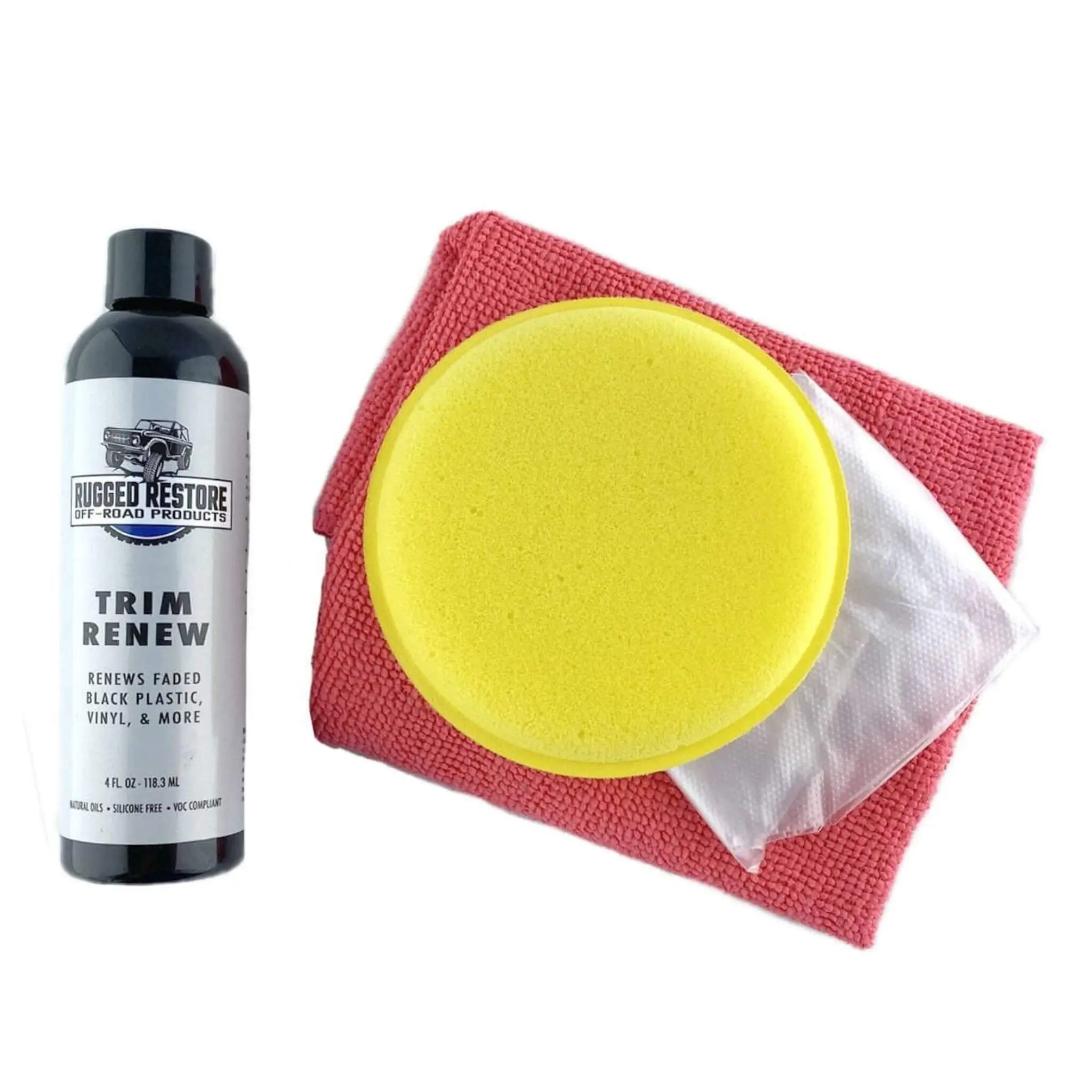 Trim Renew Black Plastic Restorer - Bring Faded Black Trim Back to New