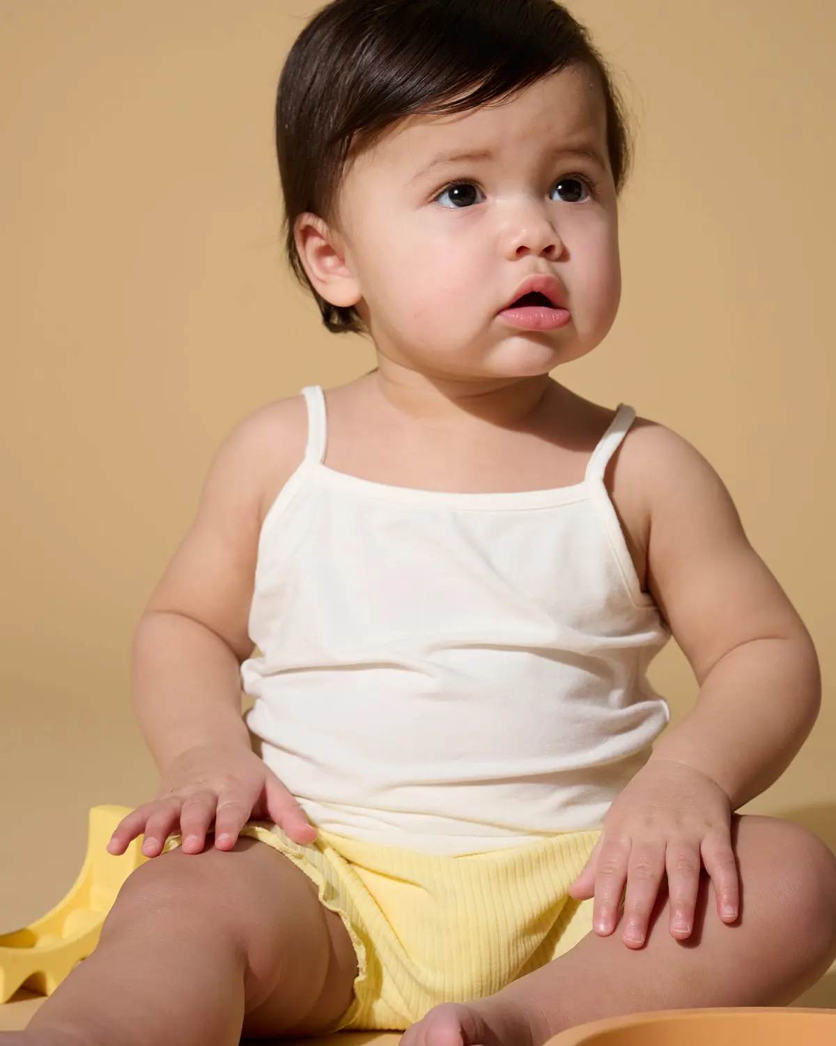 Cami Tank Top Undershirt for Kids - Organic Cotton & Bamboo Blend, All-Day Comfort, Stay-Put Straps, Perfect Length