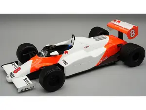 McLaren MP4/1C #8 Niki Lauda Formula One F1 "Monaco GP" (1983) with Display Case "Mythos Series" 1/18 Model Car by Tecnomodel