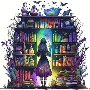 Magic Book DIY 5D Diamond Painting Art Kits Full Drill Diamond Dots Paintings with Diamonds Gem Art and Crafts Home Decor