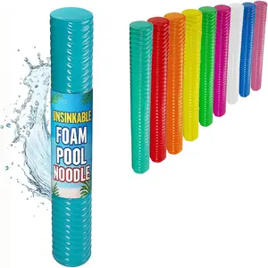 California Sun Deluxe Unsinkable Foam Pool Noodle – Extra Thick, Soft Float for Adults & Teens – Closed-Cell Foam, UV Resistant – Great for Pool, Lake, Beach, and Water Exercise