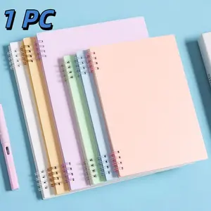 A5/B5 Loose Leaf Notebook, Loose Leaf Notepad, 1 Count Detachable Buckle Grip Notebook, Student Business Notebook, Spiral Notebook Journal, Spiral Bound Notepad, Office Stationery & Supplies, Writing Stationery