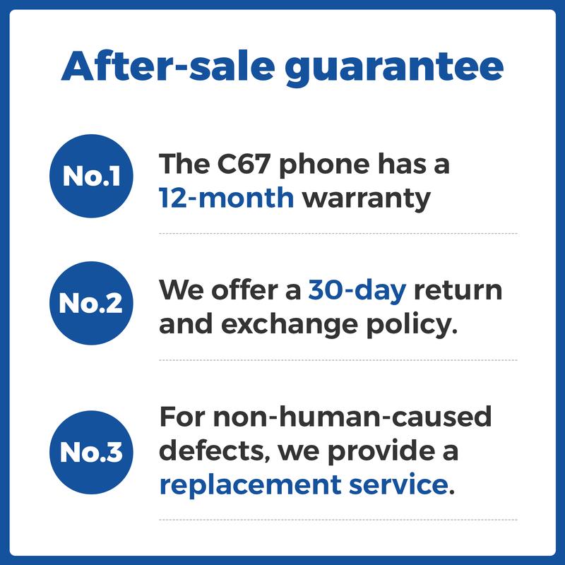 MIRO C67 Unlocked Smartphone - 6.75" HD+ 90Hz Display, MediaTek Helio G36 8 - Core, 4900mAh Battery