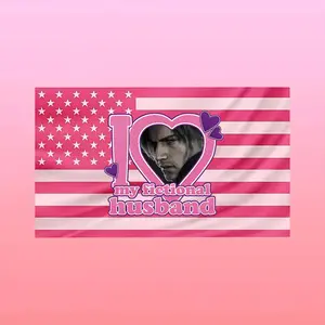 Leon Kennedy Fictional Husband Tapestry or House Flag – Resident Evil Fan Art Wall Decor