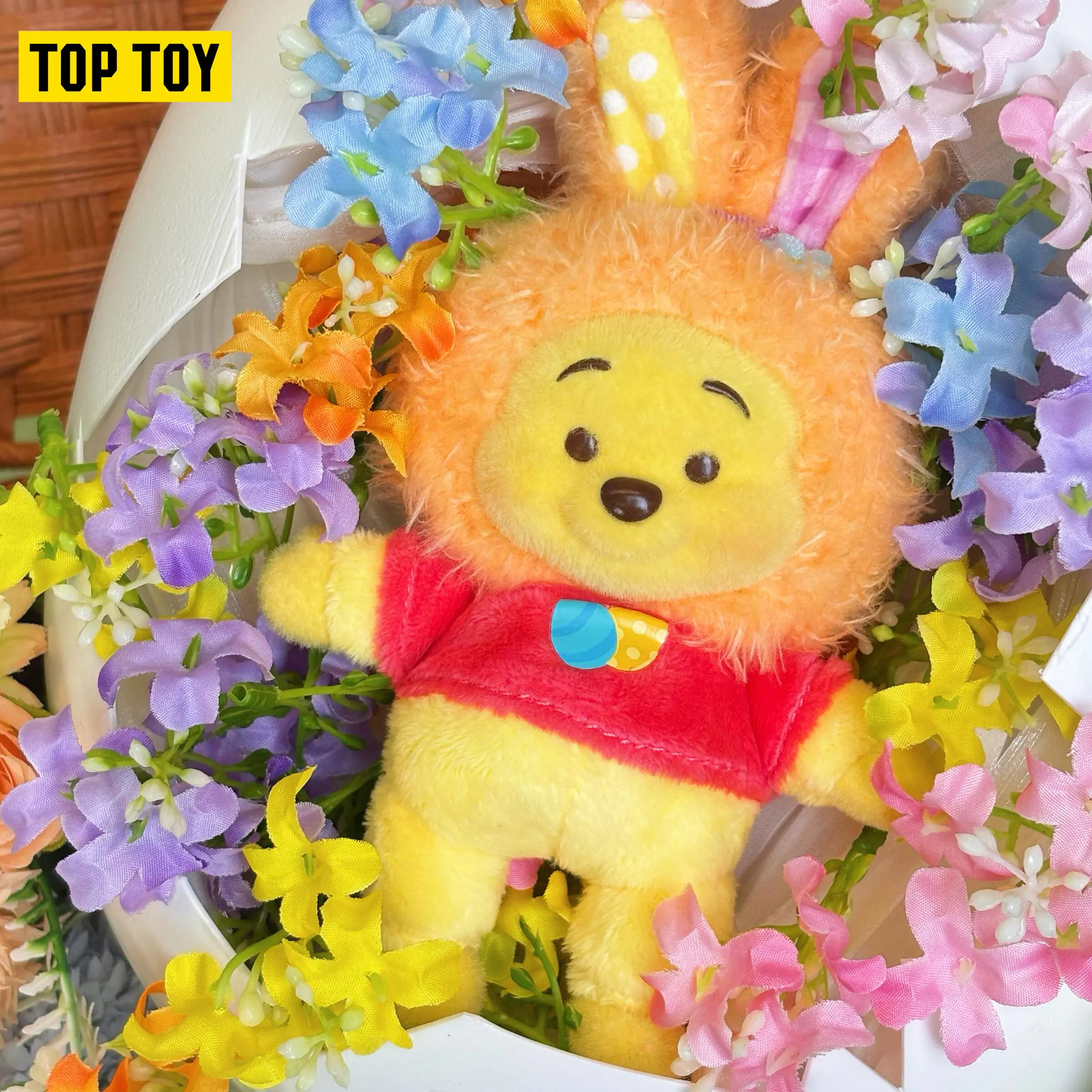 TOPTOY Disney Easter Egg Series Plush Charm Blind Box, Blind Bag Collectible Toy, Cute Figure, Desktop Ornament,Perfect Birthday & Holiday Gift summerfinds