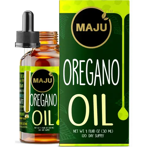 MAJU Oregano Dropper for Seasonal Wellness, Up to 90% Carvacrol, 1 oz Bottle, Palatable Taste, Edible Herbal Supplement, Natural Healthcare Fitness Dietary