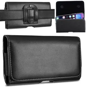 Men's Advanced Phone Case Cover with Belt Clip, Durable Lightweight Multi-Function Wallet Pouch, Secure Phone Storage, Adjustable Strap, Cellphone Accessories Casing