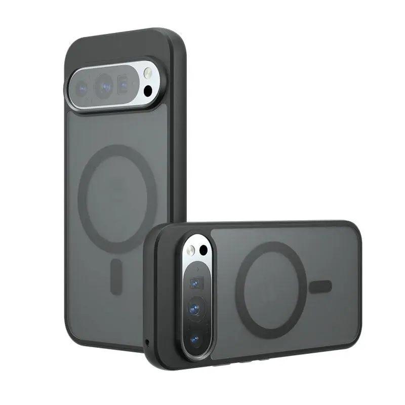 Suitable for Google Pixel 10 Pro XL/Pixel 10/Pixel10/9 Pro XL/9A/Pixel9 Pro/8A/7A 5G phone protection case, anti drop and shock-absorbing, compatible with MagSafe built-in magnetic shock-absorbing phone protection case Button Cover Wireless Fingerprint