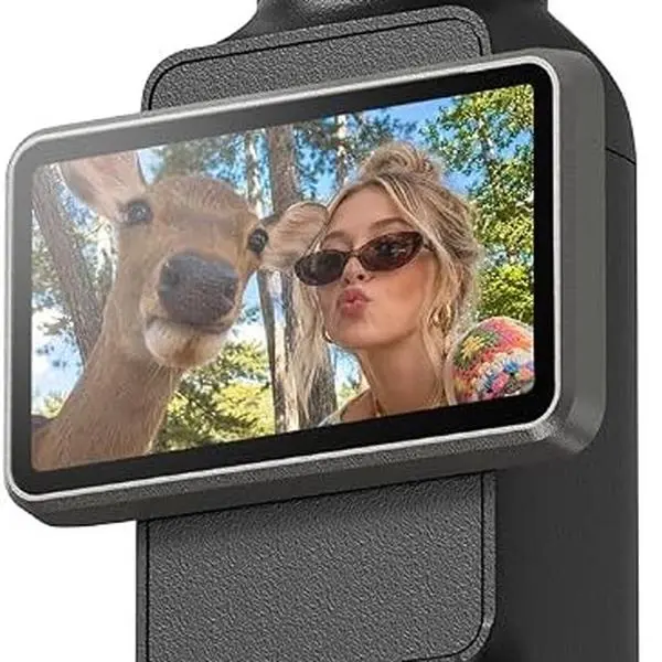 Xtra Muse 4K Action Camera - 1'' CMOS Sensor, 120fps Video, 3-Axis Gimbal Stabilizer, Fast Focusing, Face/Object Tracking, Pocket-Sized for Vlogging & Photography