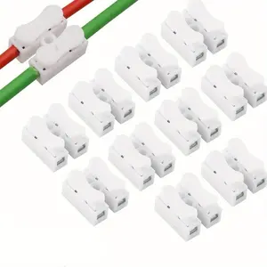 Quick Connect Terminals, 20 Wire Connectors for Electrical Wiring Projects, Durable and Easy-To-Use Terminal Blocks