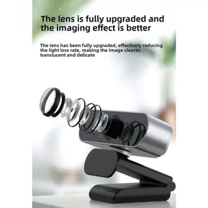 4K HD Computer Camera for Online Classes, Graduate Exam Re-examination, Live Streaming, External Home Desktop Laptop Camera