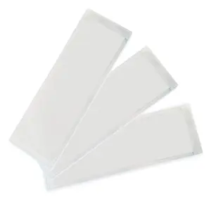 Ashley Productions  Extra Small Name Plate Clear View Self Adhesive Pockets, 3.25 x 10.5 in. - 25 Per Pack - Pack of 2