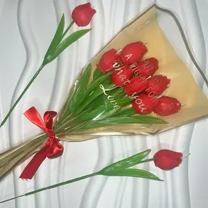 Tulips Bouquet Candles  Scented candle flower handmade candle Decoration