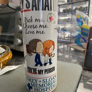 Greys anatomy tumbler