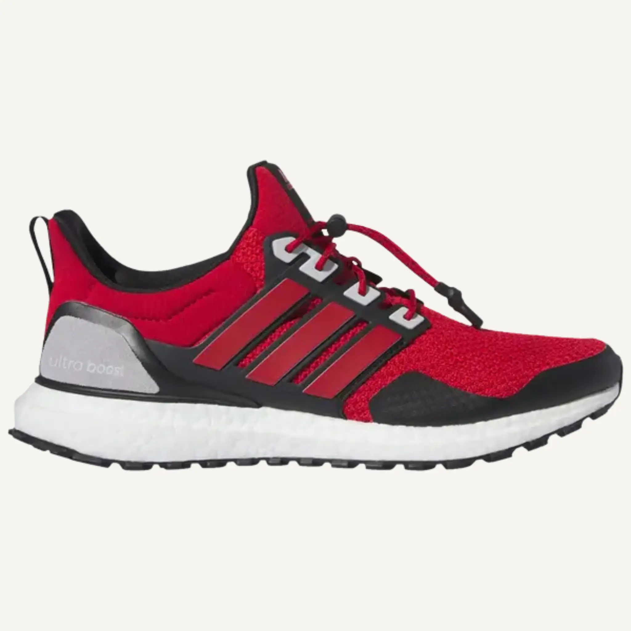 Adidas Men's Red UltraBoost 1.0 'NCAA Pack-NC State' Sneakers, IG5878 (No Box)