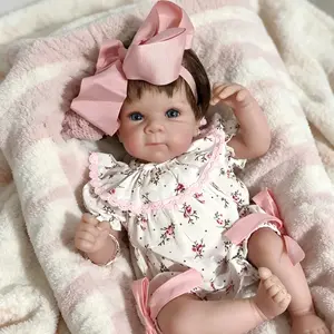 Reborn Baby Dolls 18 Inch Realistic Newborn Baby Doll Soft Body Real Life Baby Dolls Girl with Accessories Gifts for Kids Age 3 + & Collection