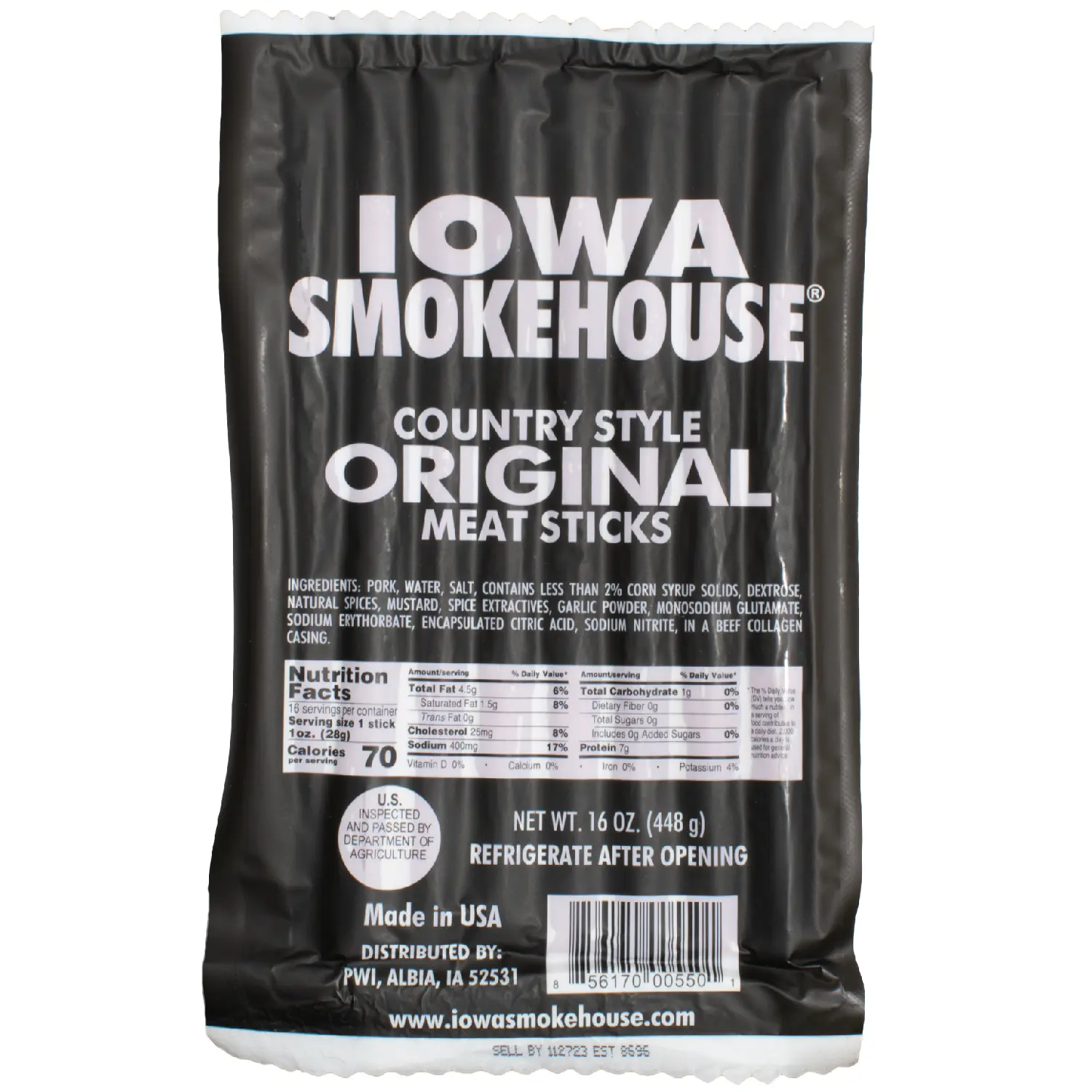 16 oz Country Style Meat Sticks Original