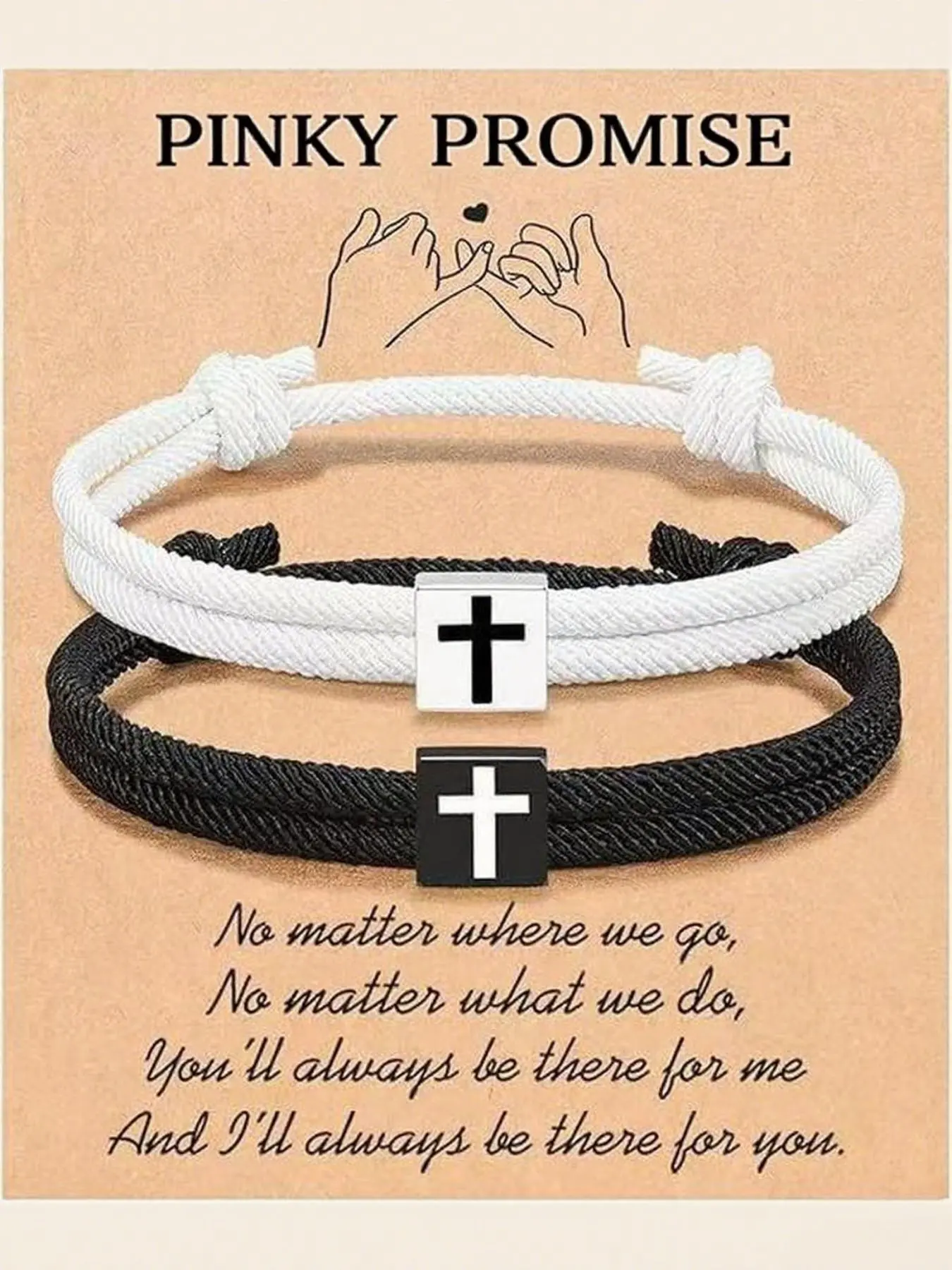 Adjustable Christian Cross Bracelets Set, Unisex Braided Rope Handmade Jewelry, Religious Faith Bracelets, Fashion Gift for Men Women Teens Girls, Faith Wear Jewelry, Cross Design Bangle, Cross Charm Bangle