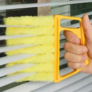 Window Blind Cleaning Brush, 1 Count Handheld Blind Cleaner Duster, Car Air Vent Cleaning Brush, Household Cleaning Tool with Handle