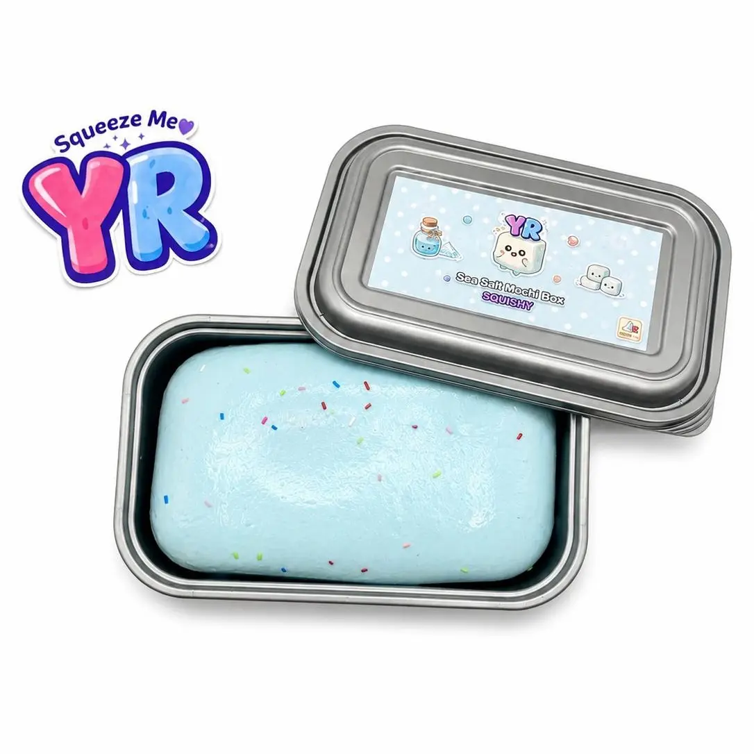 YR Box Cake Squishy Slow Rising Fidget Toy - Sea Salt Strawberry Matcha Taro Chocolate Mango YR Box Cake Squishy Slow Rising Fidget Toy - Sea Salt Strawberry Matcha Taro Chocolate Mango