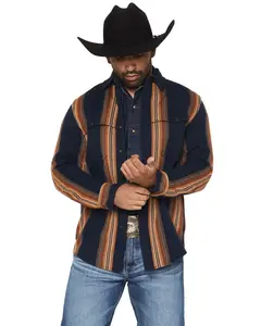 Pendleton Men's Weston Striped Long Sleeve Button-Down Flannel Shirt - Ra1413-79667