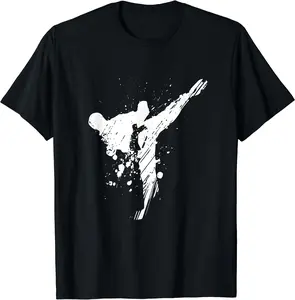 Mens Karate Shirt, Karate Costume, Karate T-Shirt, Cotton Tee, Full Size, Gift Tee