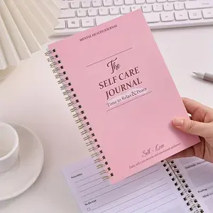 Focus on Mental Health & Self-Care Coil Notebook, Emotion Record & Self-Therapy Function, Essential Journal for Personal Growth