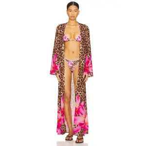 Runaway The Label Camille Robe in Bimini Pink