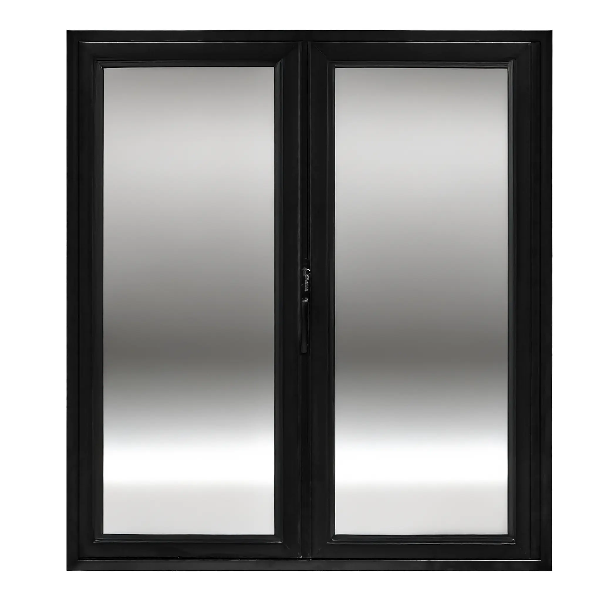 2 Panel,0R2L or 2R0L Folding Patio Door, Outswing, Folded Out, Aluminum