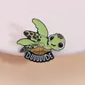 Turtle Brooch Duuuuude Quote Pin, Cute Animal Cartoon Badge, Funny Surf Style Enamel Pin for Teens Boys Girls, Backpack Hat Decoration Accessories, Brooch Pins, Fashion Accessory