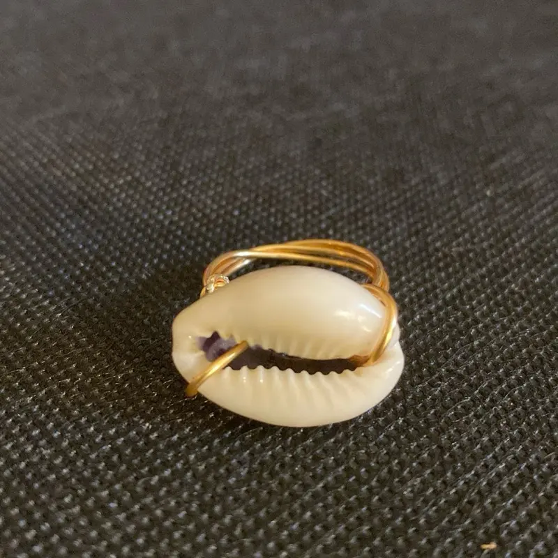 Cowrie Shell Ring size 7