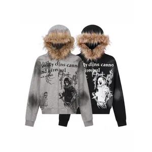 SUPERMADE X TIMELESS GRAPHIC HOODED JACKET