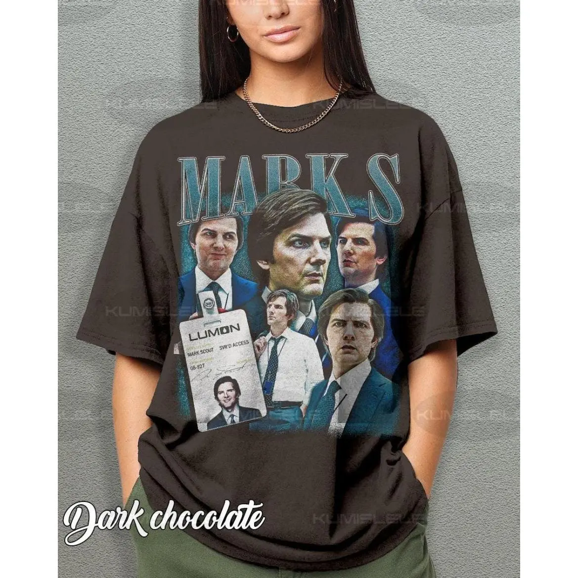 Severance helly r shirt, severance graphic tee, vintage style unisex cotton graphic tee, gift for tv lovers, lumon, macrodata