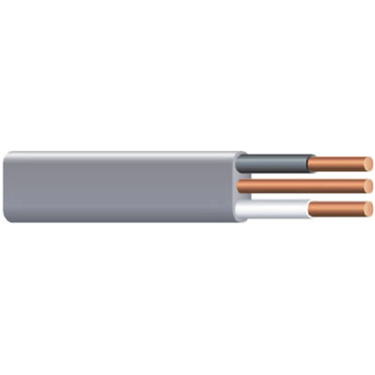 212 MAIN 14/2 14-Gauge Underground Feeder Cable with Ground - Heavy Wire, 100 ft, Marmon Home Improvement Copper Wire Cable Sleeves, 138-1402CR