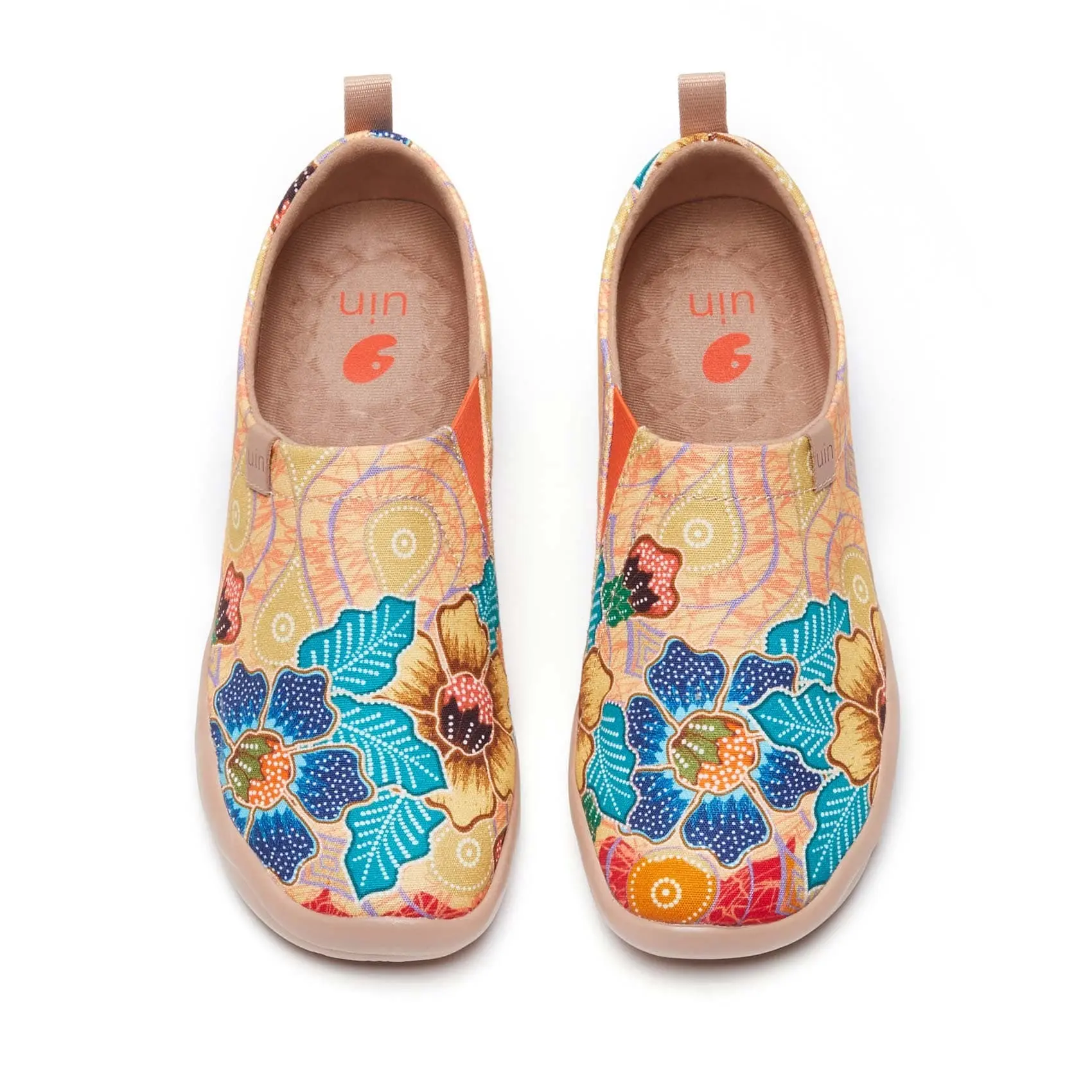 UIN Toledo I Art Travel Shoes For Women-Batik Flower
