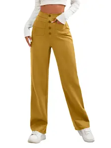 Huonwei  Women Sweatpants 2024 High-Waisted Multi-Pocket Cargo Pants Elegant Full-Length Casual Pants 118 Trouser Womenswear