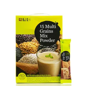 Damtuh 15 Multi Grains Mix Powder Tea - 40 Counts, Korean Healthy Mix Tea