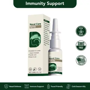 Kemain Nature ALL-Natural Herbal Nose Care Spray with Mineral Rich Sea Salt for Preventing Nasal Congestion Safe Effective Daily Use Vegan GMO Free