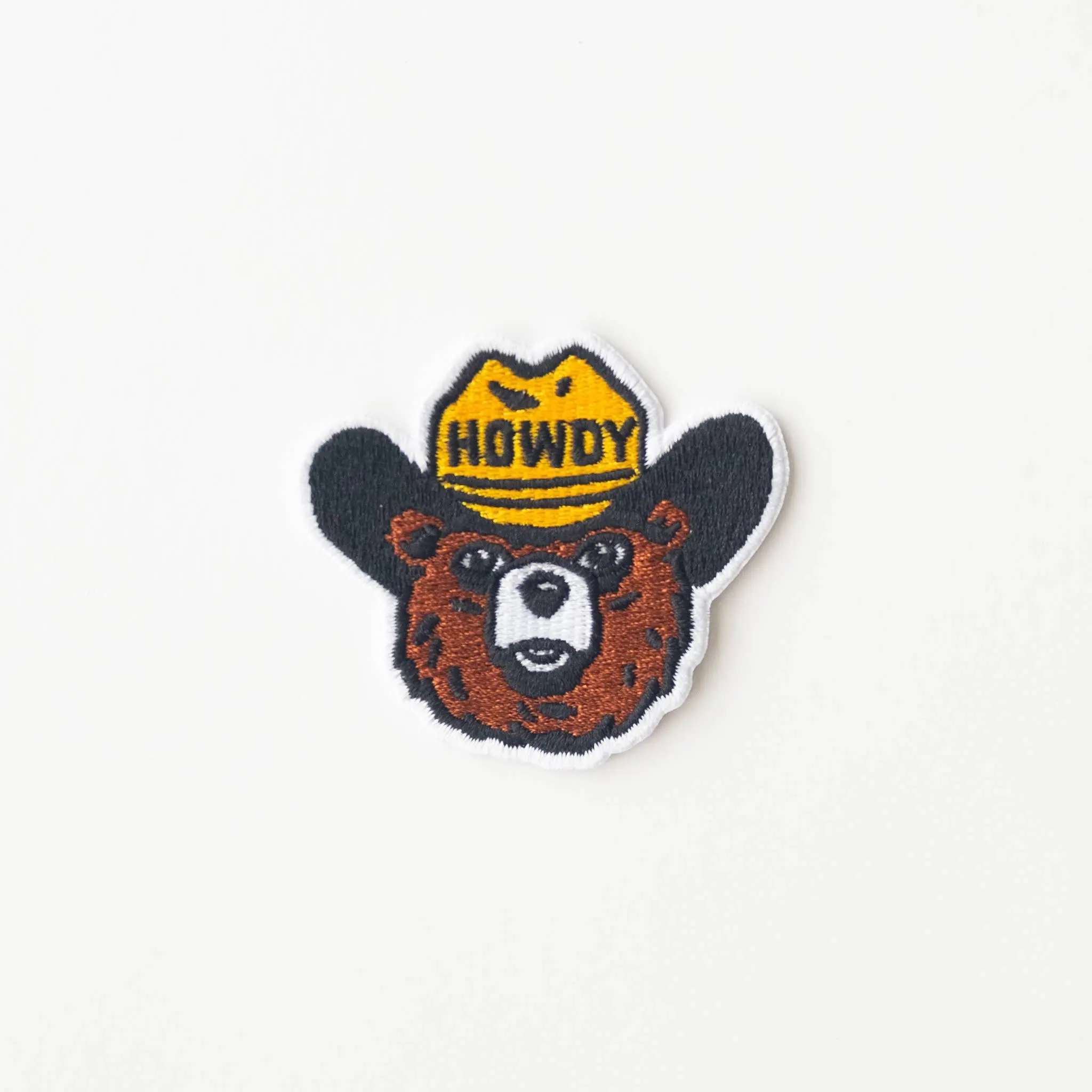 Howdy the Bear Embroidered Iron on Patch