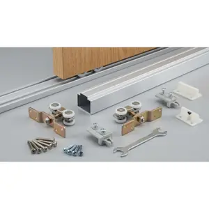 Ivanees Sliding system Aluninum track and hardware kits-(Track)