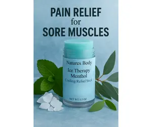 Cooling Massage Balm For Sore Tense Tight Muscles | Muscle Spasms Cramps Post Workout Recovery Tool For Back And Body Pain Neck and Shoulders Lower Back | Sore Joint Management