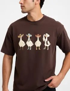 Comfort Colors Western Goose Shirt, Cowboy Hat Graphic Tee, Funny Wild West Animal Top, Cute Country Vibes Gift, Rodeo Southern Sweatshirt