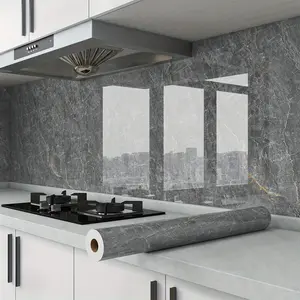 Premium Marble Self-Adhesive Wallpaper - Waterproof PVC Wall Sticker, Easy to Remove, Suitable for Kitchen Splashbacks, Bathrooms, Ideal for Gifting to Family and Friends, Marble Backsplash Wallpaper