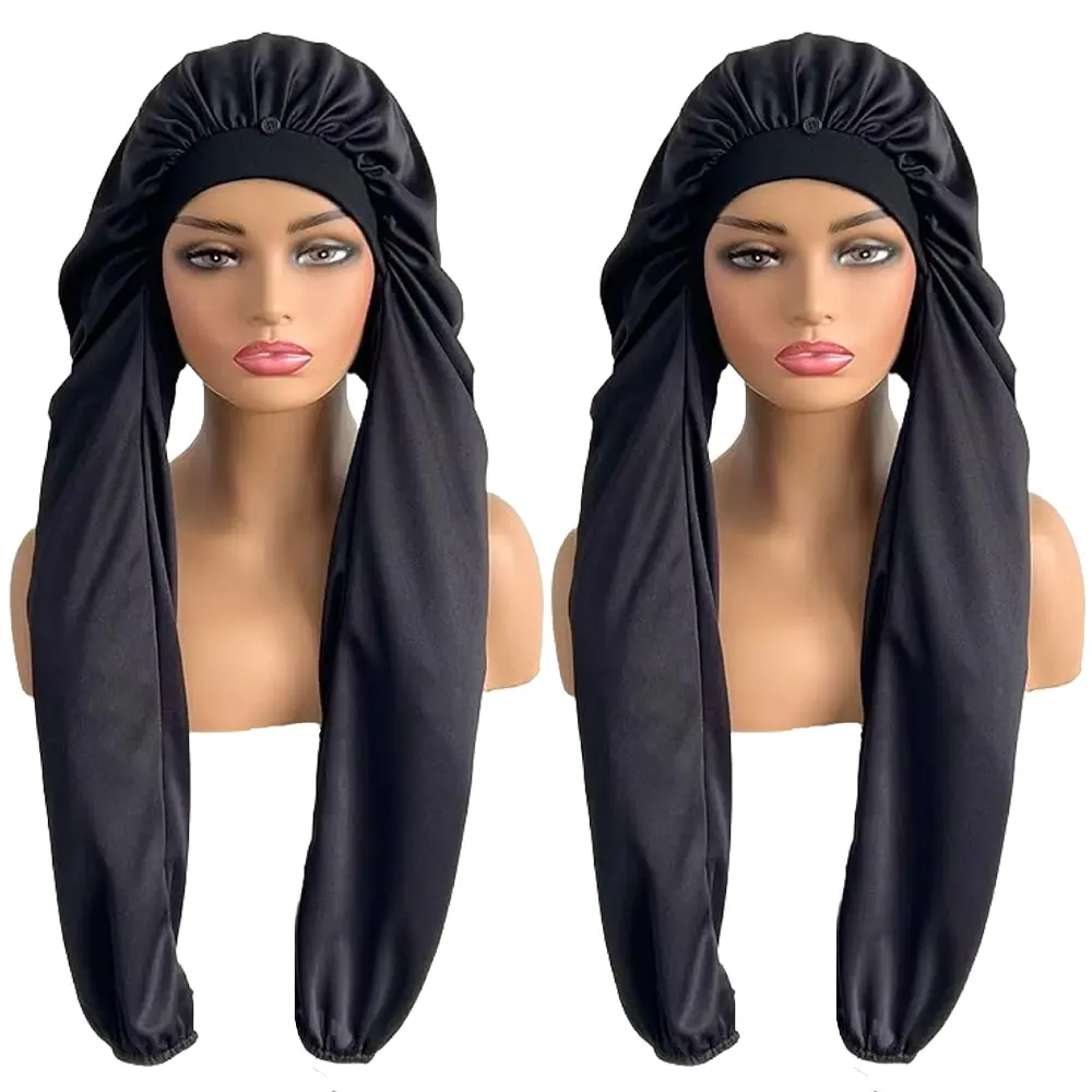 Ssawhair Bonnet for Sleeping,Long Braids Hair Bonnets for Women,2 in 1 Long Hair Protection & Breathable,Bonnet for Braids Hair Care Cap Dry Hair Cap