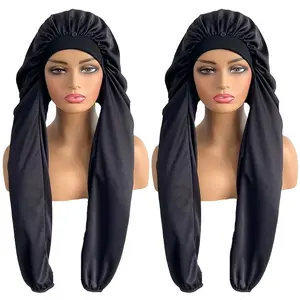 Ssawhair Bonnet for Sleeping,Long Braids Hair Bonnets for Women,2 in 1 Long Hair Protection & Breathable,Bonnet for Braids