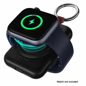 1800mAh Wireless Smartwatch Charger, USB Rechargeable Smartwatches Protable Charger for Outdoor Travel，Portable Charger for Smart Watch, Compact Power Bank for Apple Watch Series 9/8/7/6/5/4/3/2/SE/Ultra