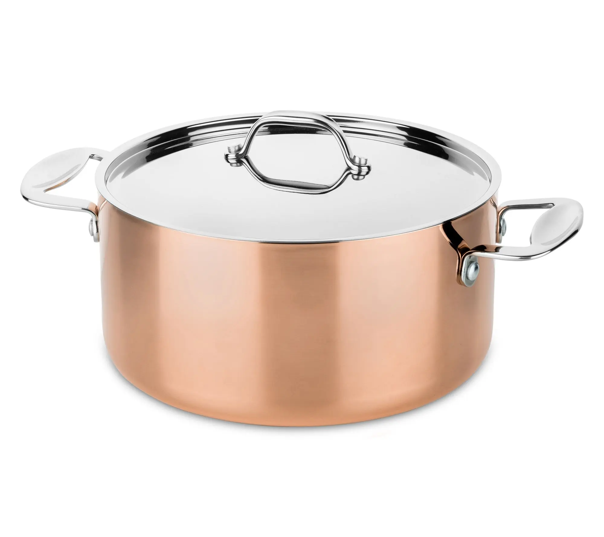Mepra 8" Copper Toscana Casserole with Lid Mepra 8" Copper Toscana Casserole with Lid