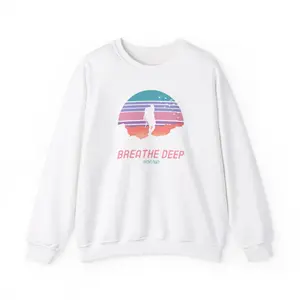 Breathe Deep Climb High Unisex Heavy Blend™ Crewneck Sweatshirt